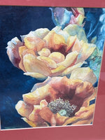 Floral Watercolor Print; Signed