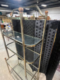 Brass/Glass Etergere