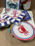 Crab Lobster Summer Tea Towels And Paper Products