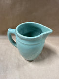 Turqoise Monmouth Fan Pottery Pitcher