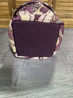 Thirty One Round Tote, purple tones (A)