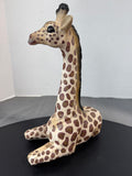 Sitting Baby Giraffe Scultpure or Door Stop