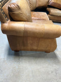 Leather Sectional Sofa with Ottoman***HEAVY ITEM***