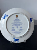 Leopard Lazuli by Lynn Chase Dinner Plate (4 AVAILABLE—PRICED INDIVIDUALLY AT $55 EACH) (B)