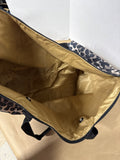 Coach Leopard Print Packable Travel Weekend Bag With Pouch