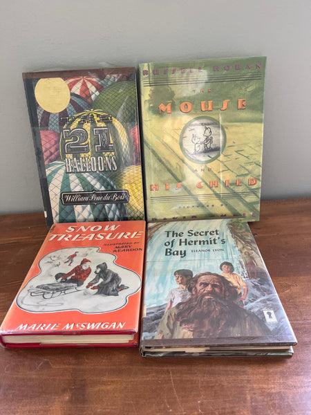 Children's Fiction Book Lot X, 4 books