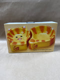 2 Piece Ceramic Cat Feeding Bowls In Box - Appears Unused