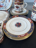 28-Piece Royal Worcester England Prince Regent Fine Bone China Tea Set