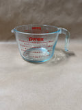 8 And 4 Cup Pyrex Measuring Cup Red Letting