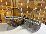 Pair of Rustic Baskets (T)