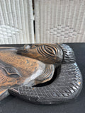 African Senufo Harvest Hand Carved Vintage Wooden Mask