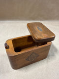 Vintage Wooden Bank Box