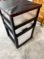 Plastic Storage Drawers with Casters
