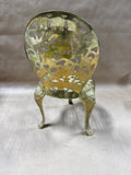 Solids Brass Decorative Chair/Plant Holder // 3 Available // PRICED INDIVIDUALLY