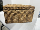 Woven Basket with Lid