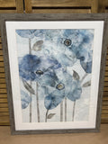 Print of Blue Flowers (A)