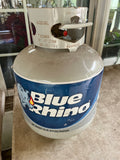 Blue Rhino Propane Tank, feels at least half full