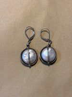 Sterling & Mother of Pearl Earrings