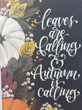 Fall Inspired Canvas Sign