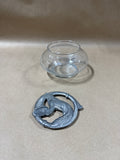 Fox And Hunt Horn Potpourri Holder Virginia Pewtersmith