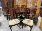 Dining Table with (2) Leaves, (8) Chairs and Table Pads***HEAVY ITEM***READ DETAILS ON PICK UP POLICY***