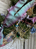Bohemian Overloaded Vintage Style Faux Fir Wreath