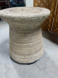 Woven Seagrass/Rope Style Side Table