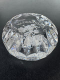 Waterford Crystal Washington DC Cherry Blossom Paperweight in Box (B)