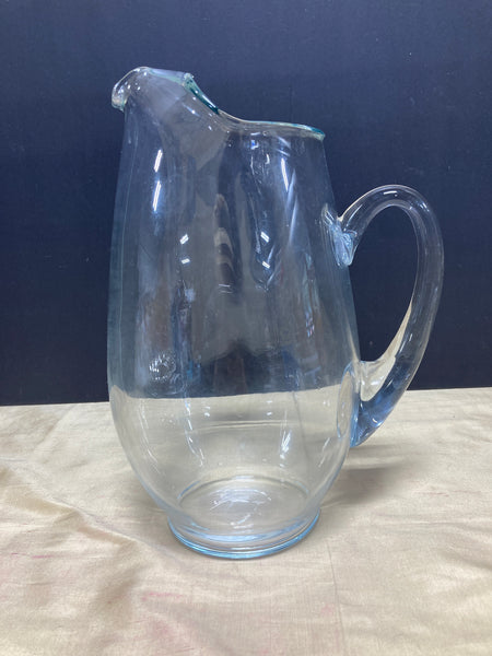 Contemporary Glass Pitcher