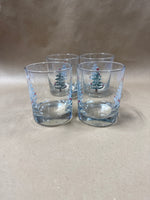Christmas Tree Drinking Glasses — 4 Glasses // 2 Sets Available // PRICED INDIVIDUALLY