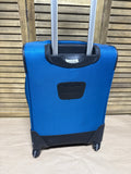 Sion Blue Swiss Gear Cardy On Luggage Bag