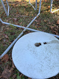 Patio Table and Chairs Set w/Umbrella Holder