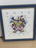 Cross Stitch Snow Angel - B