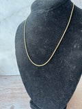 18” Gold Tone Rope Chain