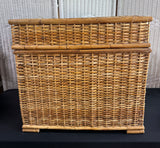 Woven Rattan & Bamboo Trunk