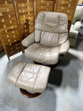 Ekornes Stressless Chair with Ottoman (B)