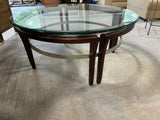 Round Glass Top Coffee Table