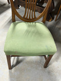 Double Pedestal Dininng Table, with (2) Leaves, (6) Chairs and Table Pads ***HEAVY ITEM***