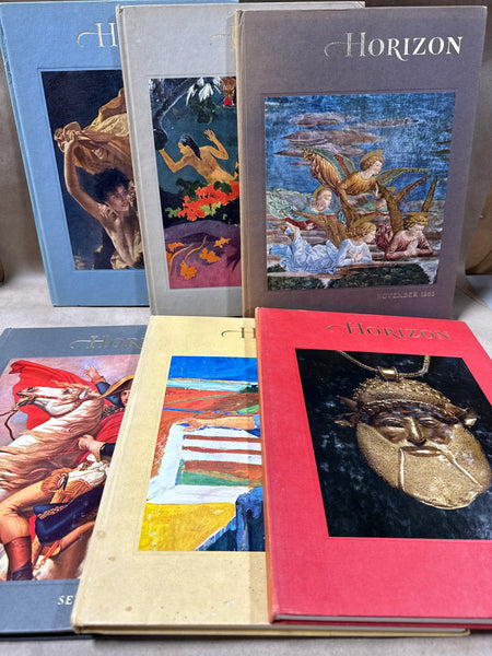 (E) Set Of 6 Horizon Hardcover Books — 1960