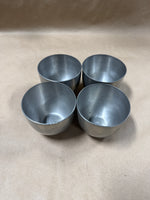 (B) Set Of 4 Stieff Pewter P50-10 Jefferson Cups