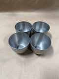 (B) Set Of 4 Stieff Pewter P50-10 Jefferson Cups