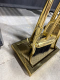 Virginia Metal Crafters Solid Brass Fireplace Tools With Ball Handles