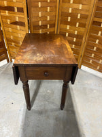 Drop Side End Table with Drawer