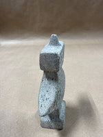 Stone Carved Bird Signed At The Bottom