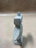 Stone Carved Bird Signed At The Bottom