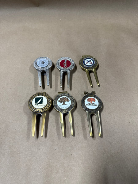(C) Lot Of 6 Divot Golfing Tools
