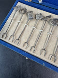 7-Piece Southwestern Sterling Silver Hors D’Oeuvre Picks in Box