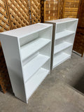 Ikea Pair of Billy Style Bookcases, Particle Board/Adjustable Shelves