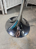 Modern Chrome Torchiere Floor Lamp (WORKS)