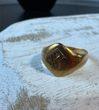 10K Gold Signet Ring SIZE 5.5